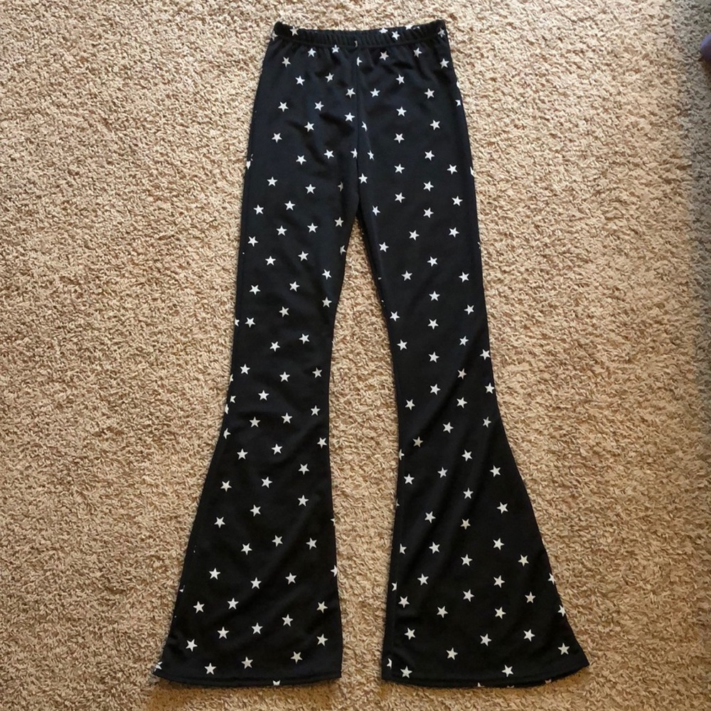Nasty Gal - High Waisted Star Flare Pants 💫